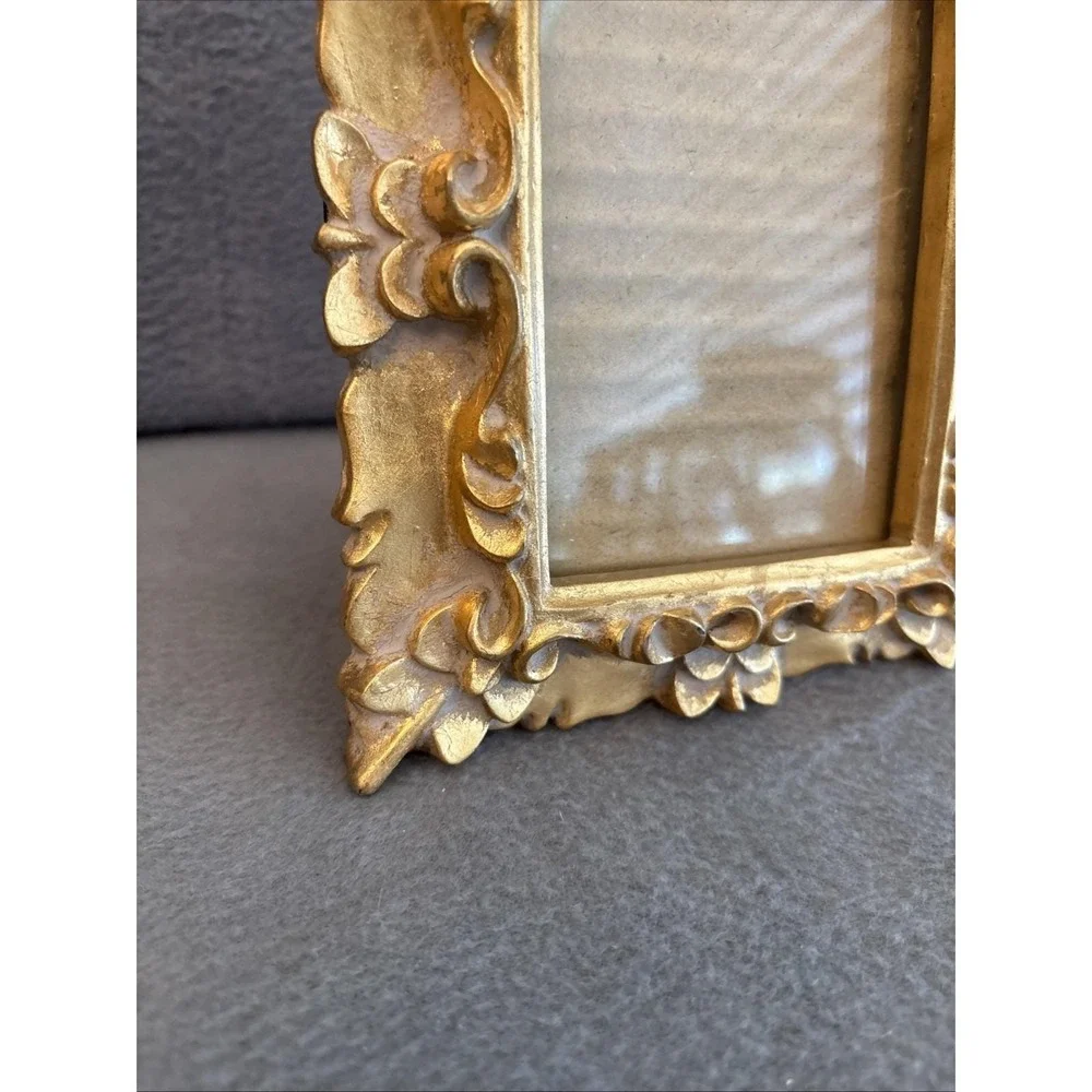 Ornate Picture Frame Resin Luxury Photo Frame Gold Photo SZ 3 X 4.5 - 6.5 X 5.5